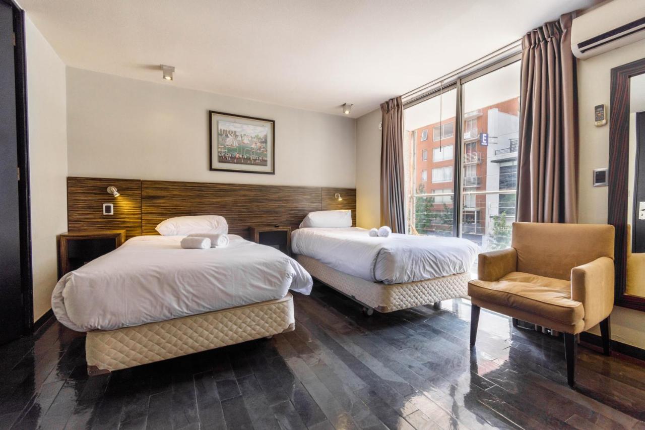 Tribeca Twin Room - Studio With Pool, Wifi, Ac Сантьяго Экстерьер фото